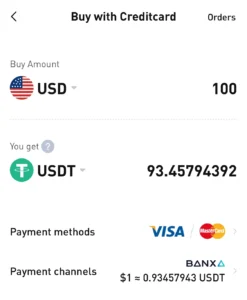 Pay with Tether